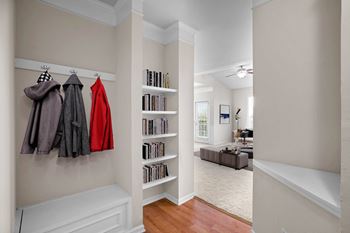 Mud room with shoe storage